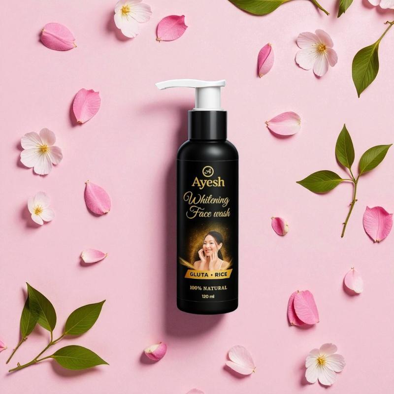 Whitening Gluta & Rice  Face Wash 120ML